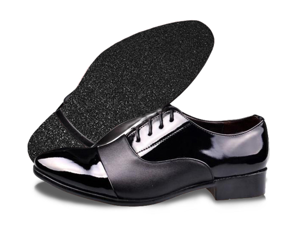 Mens dress shoe with black protector