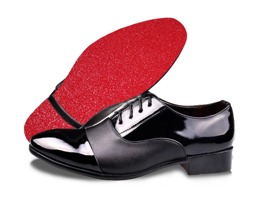 Red For Mens Dress Shoes - Non Slip Shoe | Shoe Bottoms