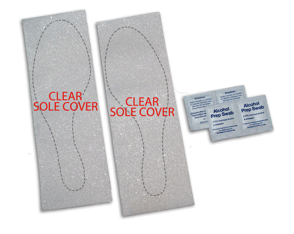 Clear slip resistant for flats
